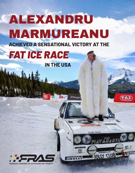 Dr. Alexandru Marmureanu Achieved a Sensational Victory the FAT Ice Race in the USA
